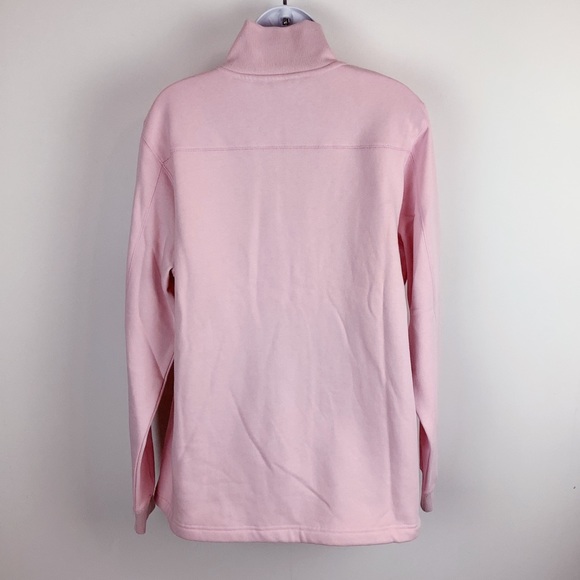 Sport-Tek Oversized Pink Quarter Zip Long Sleeve Fleece Athleisure Sweatshirt XL - Picture 2 of 9